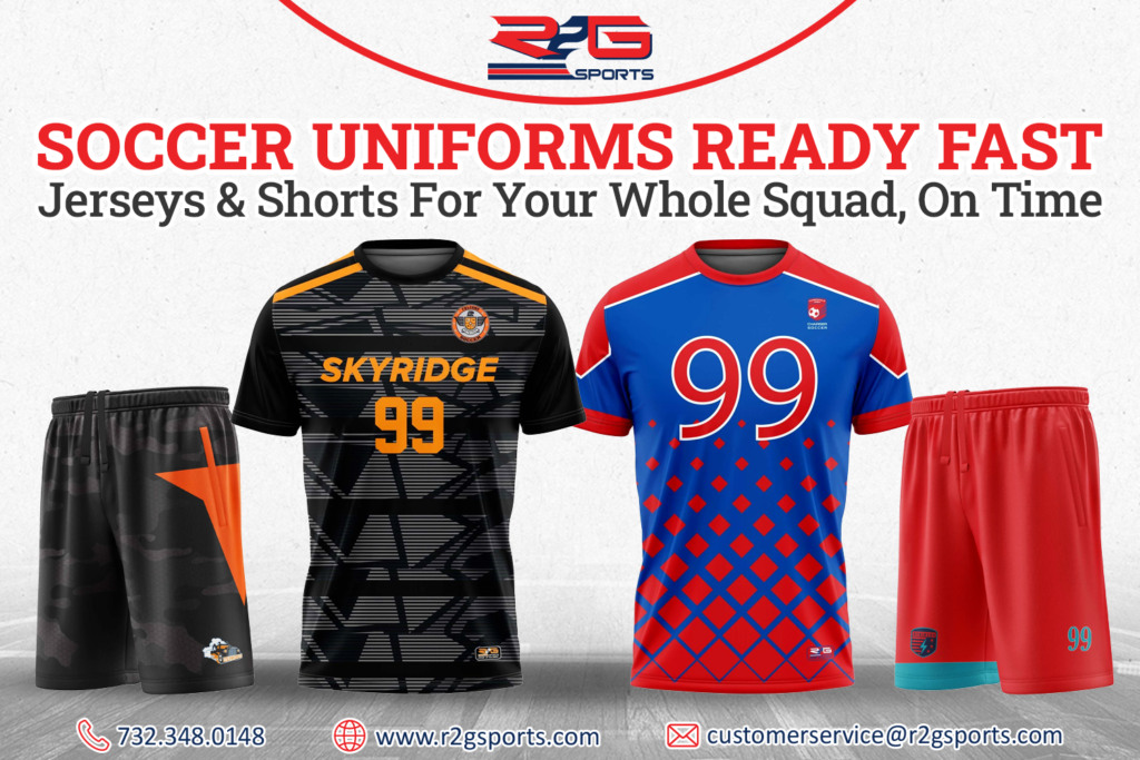 Soccer Uniforms Ready Fast