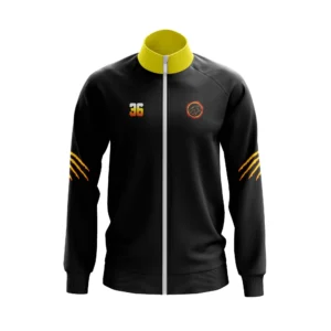 Full Dye Sub Full Zipper Woven Microfiber Warmup Jacket - Long Sleeve - Adult/Youth