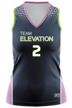 Full Dye Sub Basketball Jersey - Varsity Pattern - Womens/Youth Girls