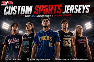 Custom Sports Jerseys With USA Sublimation & On-Time Delivery R2G Sports