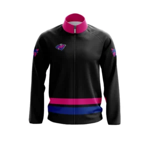 Full Dye Sub Full Zipper Woven Microfiber Warmup Jacket - Long Sleeve - Adult/Youth