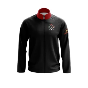 Full Dye Sub Full Zipper Woven Microfiber Warmup Jacket - Long Sleeve - Womens
