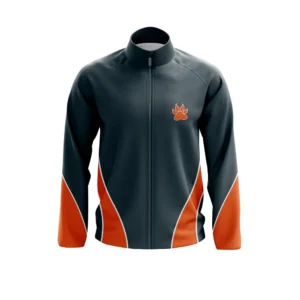 Full Dye Sub Full Zipper Woven Microfiber Warmup Jacket - Long Sleeve - Womens
