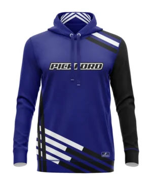 Full Dye Sub Pullover Hooded Jersey - Varsity Pattern - Long Sleeve - Womens/Youth Girls