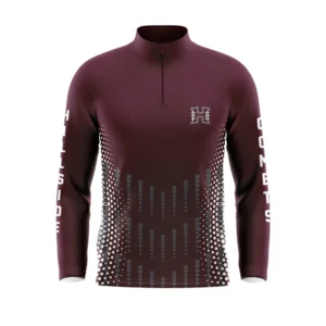 Full Dye Sub Quarter Zip Pullover Warmup Jacket - Adult/Youth