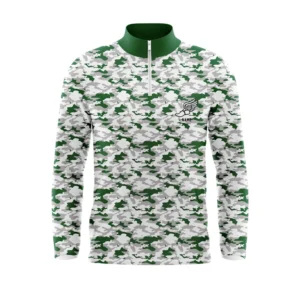 Full Dye Sub Quarter Zip Pullover Woven Microfiber Warmup Jacket - Long Sleeve - Womens