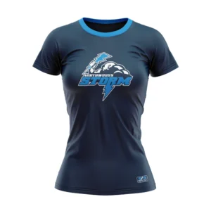Full Dye Sub Workout Shirts - Varsity Pattern - Short Sleeves - Womens/Youth Girls