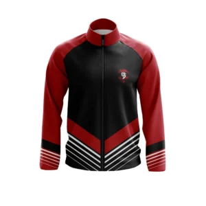 Full Dye Sub Full Zipper Woven Microfiber Warmup Jacket - Long Sleeve - Adult/Youth