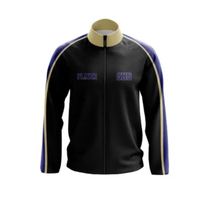 Full Dye Sub Full Zipper Woven Microfiber Warmup Jacket with Caped Back - Adult/Youth