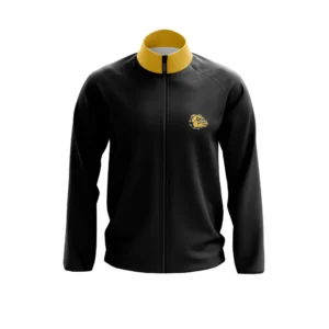 Full Dye Sub Full Zipper Woven Microfiber Warmup Jacket with Caped Back - Adult/Youth