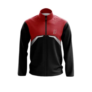 Full Dye Sub Full Zipper Woven Microfiber Warmup Jacket with Caped Back - Womens/Youth