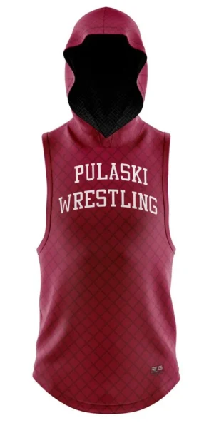 Full Dye Sub Pullover Hooded Jersey - Varsity Pattern - Sleeveless - Adult/Youth