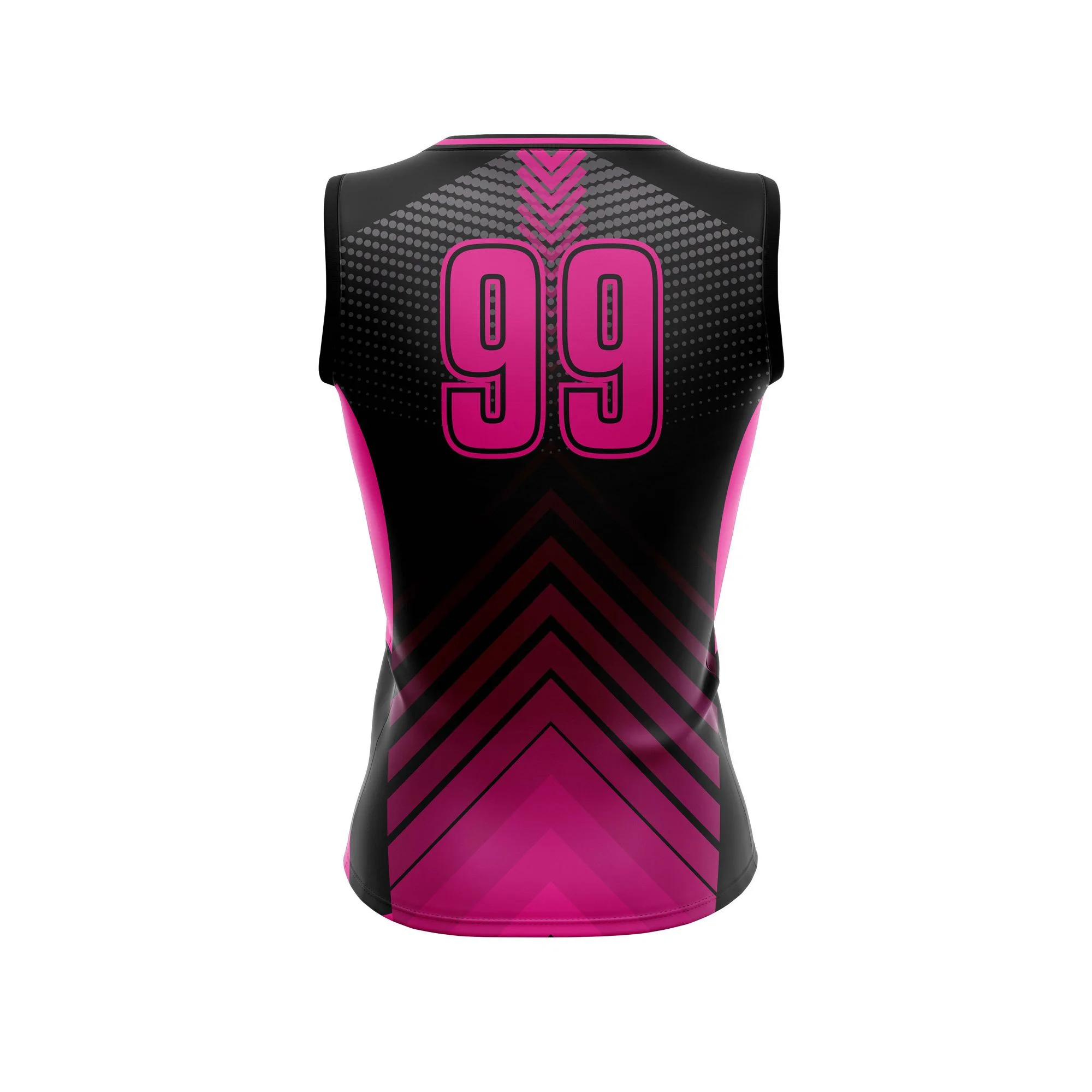 Full Dye Sub Sleeveless Pullover Jersey - Varsity Pattern - Womens/Youth Girls - Image 2