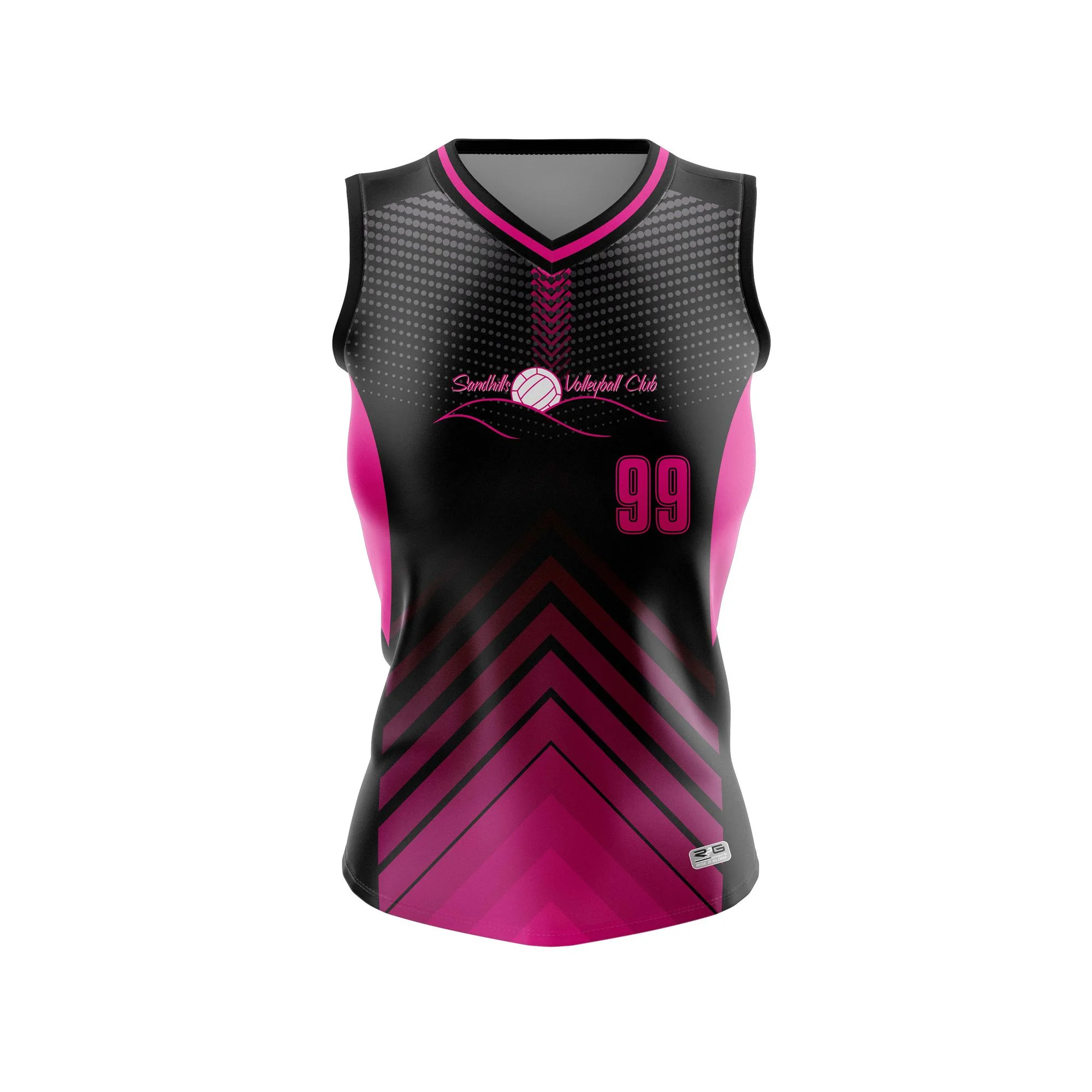 Full Dye Sub Sleeveless Pullover Jersey - Varsity Pattern - Womens/Youth Girls