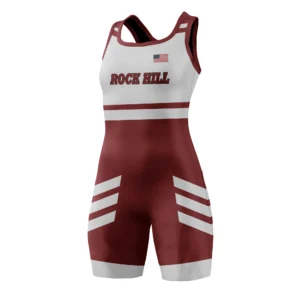 Full Dye Sub Reversible Wrestling Singlet - Single Ply - Varsity Pattern - Womens/Youth Girls