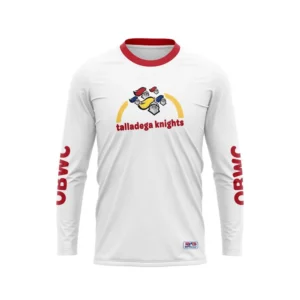 Full Dye Sub Workout Shirts - Varsity Pattern - Long Sleeves - Adult/Youth