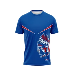 Full Dye Sub Workout Shirts - Varsity Pattern - Short Sleeves - Adult/Youth