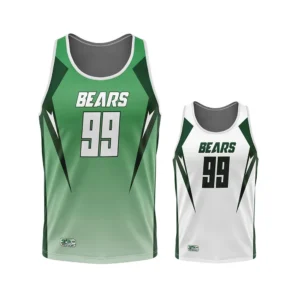 Full Dye Sub Sleeveless Lacrosse/Field Hockey Jersey - Reversible Varsity Pullover Pattern - Single Ply - Adult/Youth