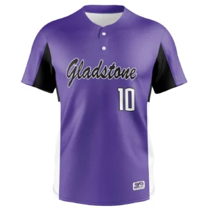 Full Dye Sub Fastpitch Two Button Pullover Jersey - Varsity Pattern - Womens/Youth