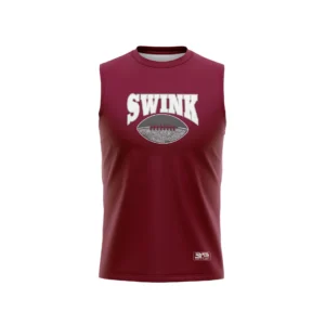 Full Dye Sub Sleeveless Workout Shirt - Crew Neck - Varsity Pattern - Adult/Youth