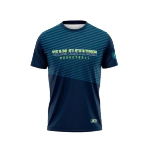 Full Dye Sub Workout Shirts - Varsity Pattern - Short Sleeves - Womens/Youth Girls