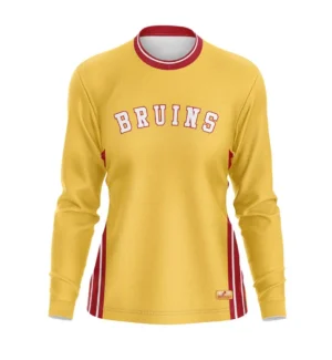 Full Dye Sub Long Sleeve Pullover Jersey - Pro Line Pattern - Womens/Youth Girls