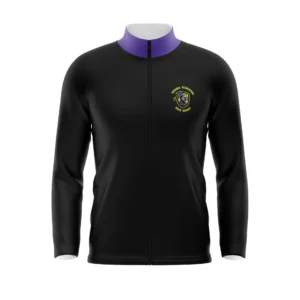 Full Dye Sub Full Zipper Woven Microfiber Warmup Jacket with Caped Back - Womens/Youth
