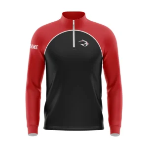 Full Dye Sub Quarter Zip Pullover Warmup Jacket - Adult/Youth