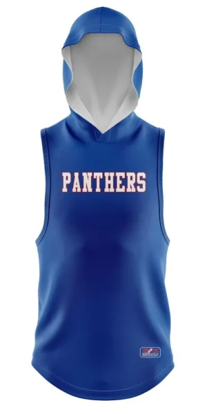 Full Dye Sub Pullover Hooded Jersey - Varsity Pattern - Sleeveless - Adult/Youth