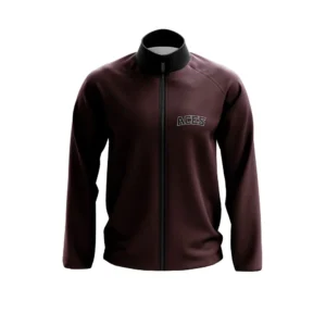 Full Dye Sub Full Zipper Woven Microfiber Warmup Jacket - Long Sleeve - Womens