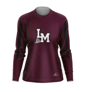 Full Dye Sub Compression Shirt - Long Sleeves - Womens/Youth Girls
