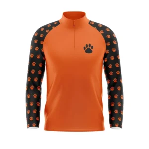 Full Dye Sub Quarter Zip Pullover Warmup Jacket - Adult/Youth