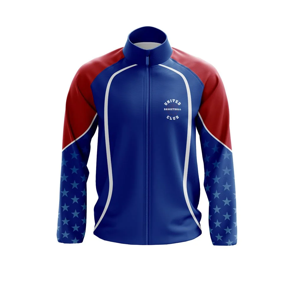 Full Dye Sub Full Zipper Woven Microfiber Warmup Jacket - Long Sleeve - Adult/Youth