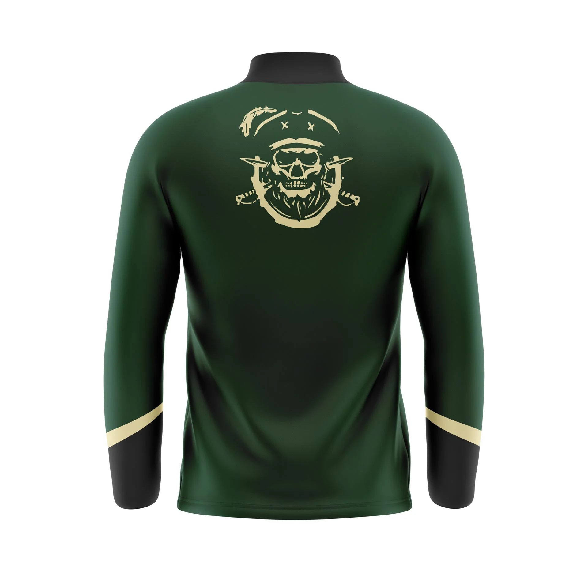 Full Dye Sub Quarter Zip Pullover Woven Microfiber Warmup Jacket - Long Sleeve - Adult/Youth - Image 4