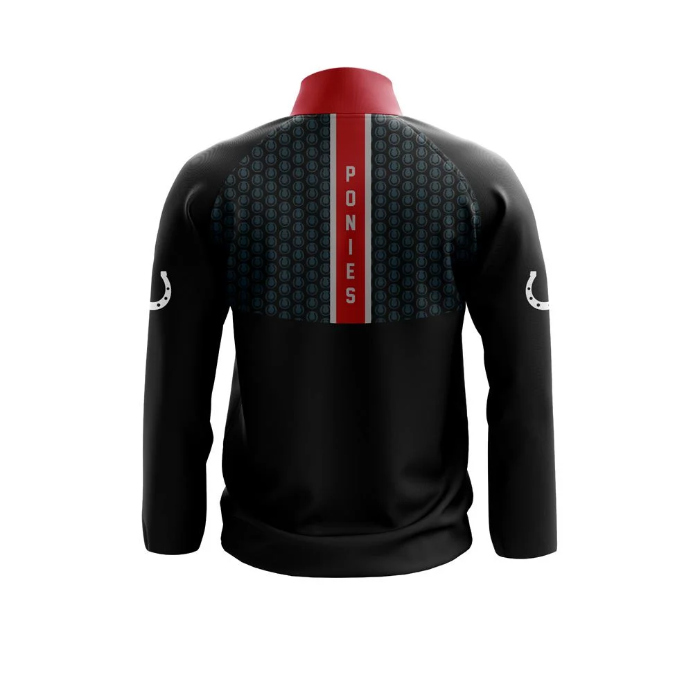 Full Dye Sub Full Zipper Woven Microfiber Warmup Jacket - Long Sleeve - Womens - Image 2