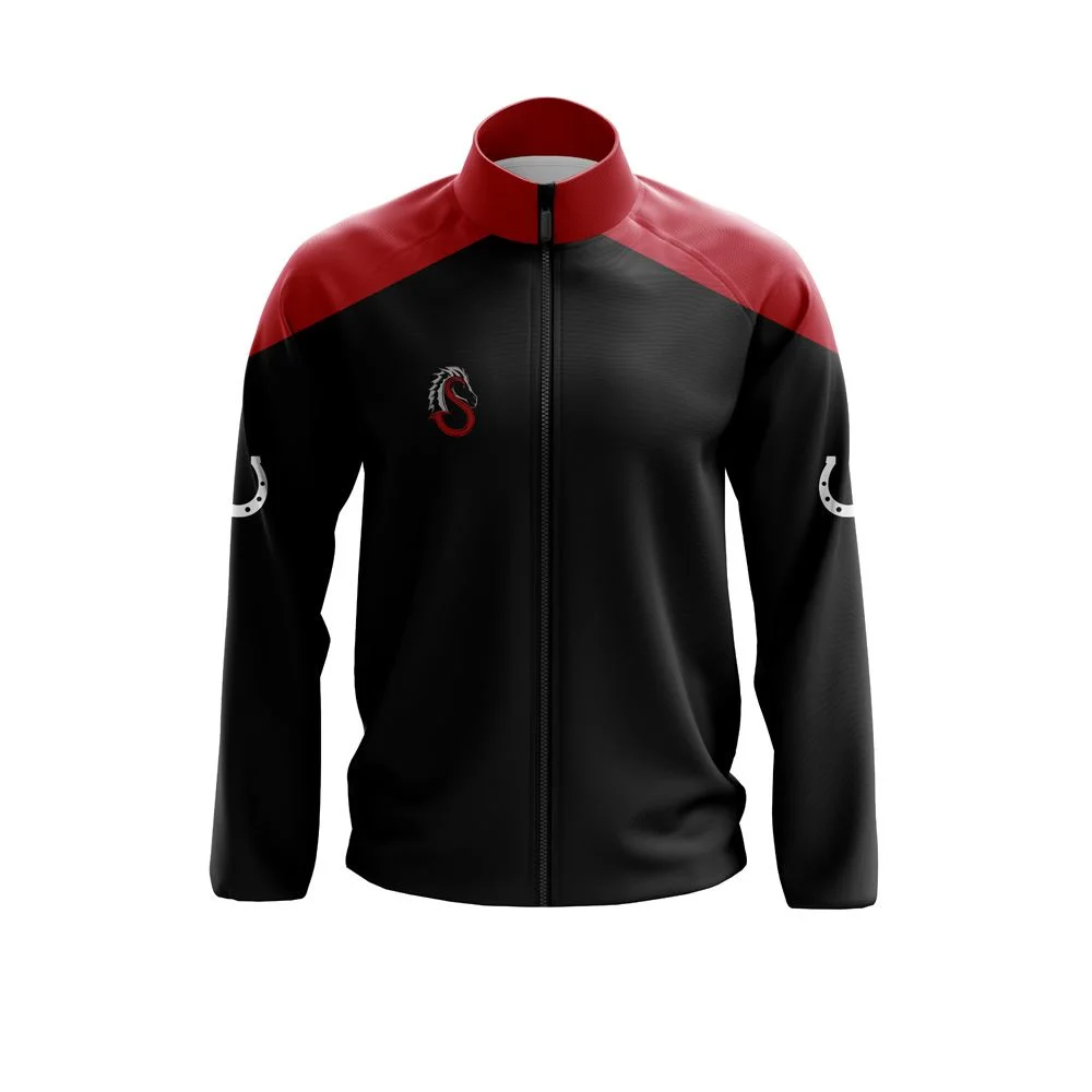 Full Dye Sub Full Zipper Woven Microfiber Warmup Jacket - Long Sleeve - Womens