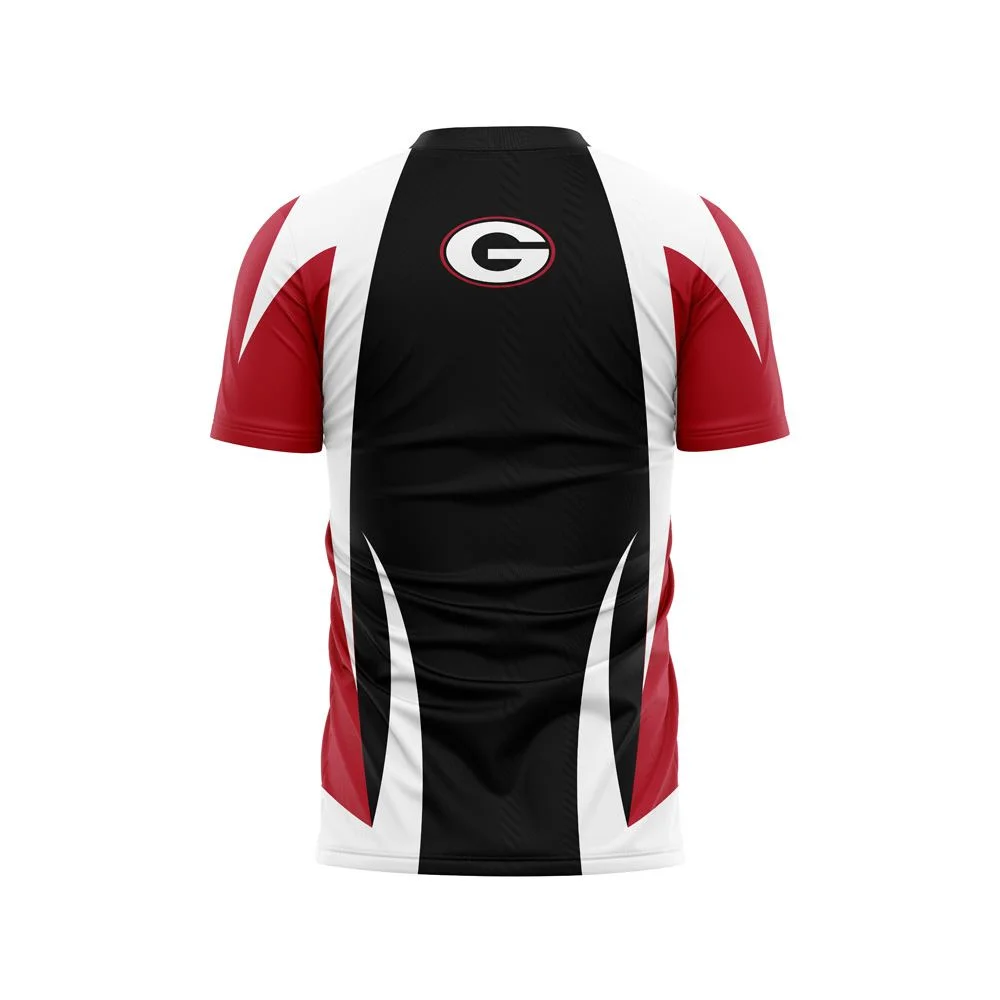 Full Dye Sub Workout Shirts - Varsity Pattern - Short Sleeves - Adult/Youth - Image 6