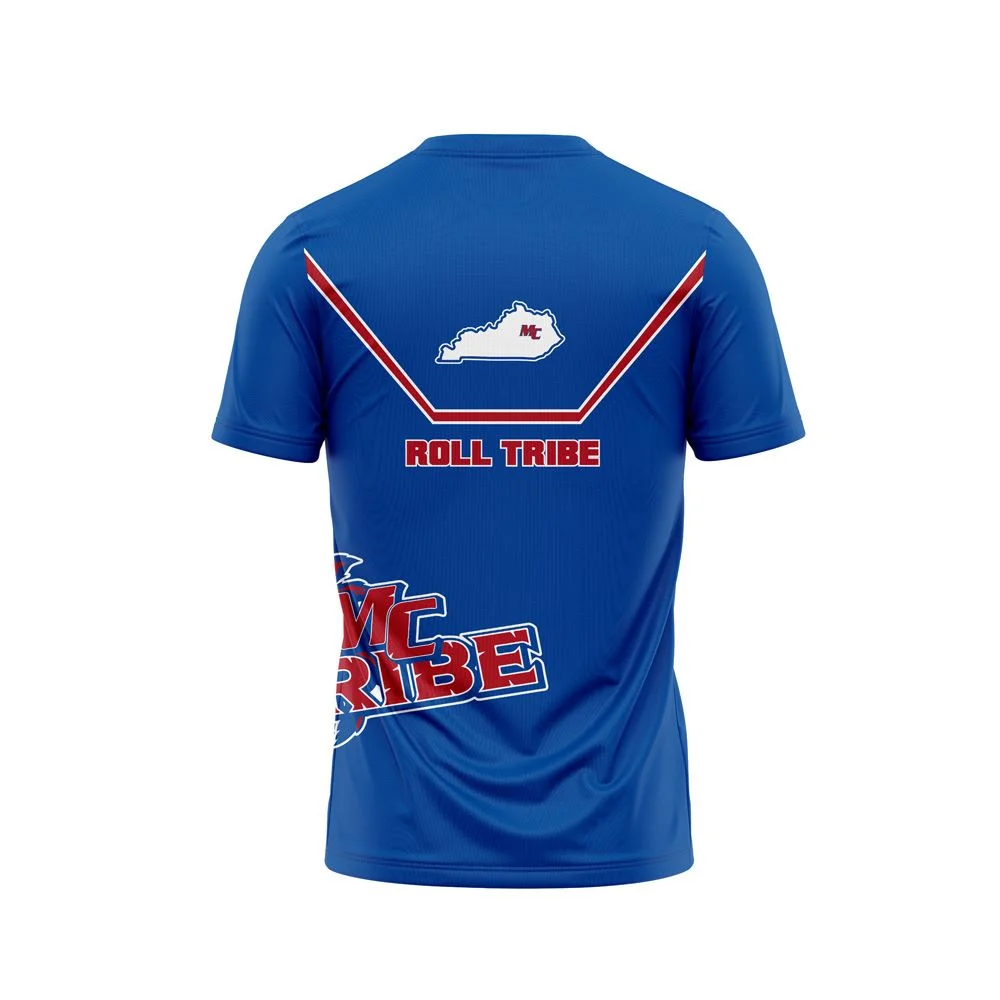 Full Dye Sub Workout Shirts - Varsity Pattern - Short Sleeves - Adult/Youth - Image 2
