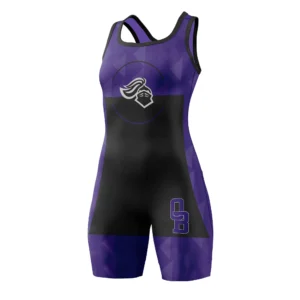 Full Dye Sub Wrestling Singlet - Pro Line Pattern - Womens/Youth Girls